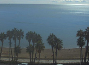 Imagen de vista previa de la cámara web Playa de la Malagueta - Málaga